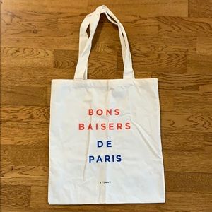 Sezane canvas tote